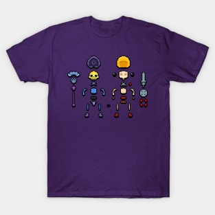 8-bit Heroes Assembly Kit! T-Shirt